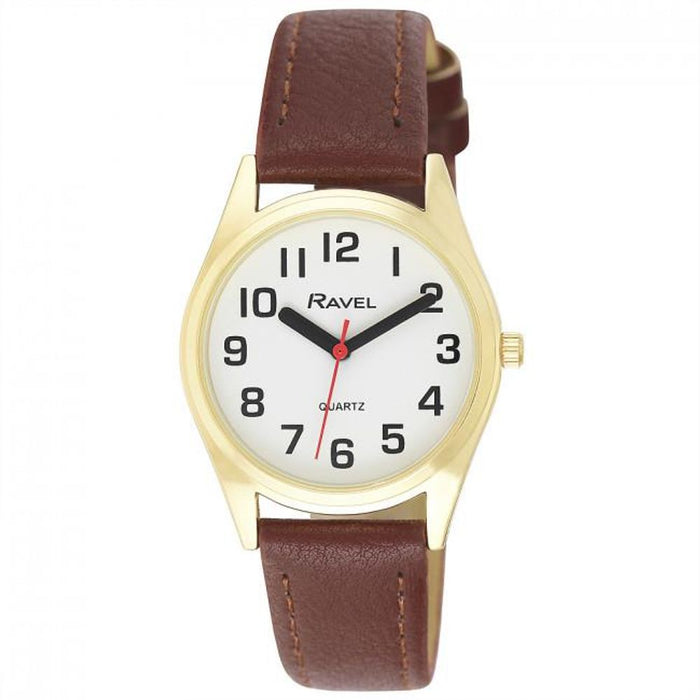 Premium Ravel Women's Classic Brown/Gold Watch - Best Quality!