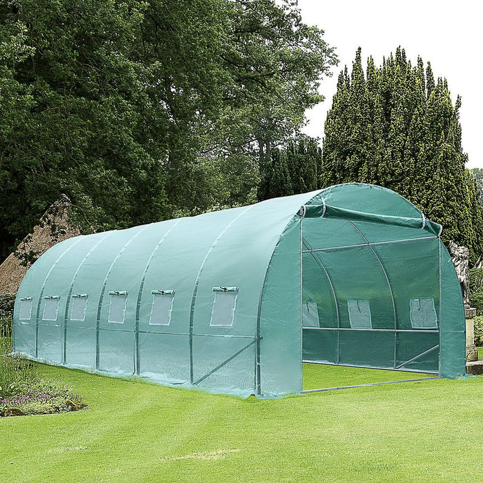 Premium Walk-in Greenhouse Tunnel - Durable, Weather-resistant Design - Ideal for Year-round Gardening