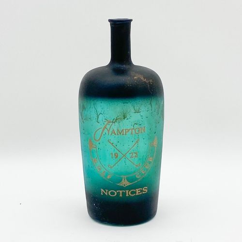 15" GLASS DECORATIVE VASE/BOTTLE