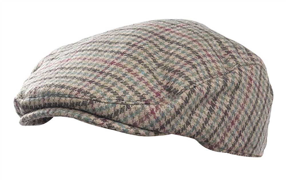 Mens Houndstooth Flat Cap - Classic Style meets Modern Trend - Best Quality & Comfort - Various Sizes & Color Options - Shop Now!