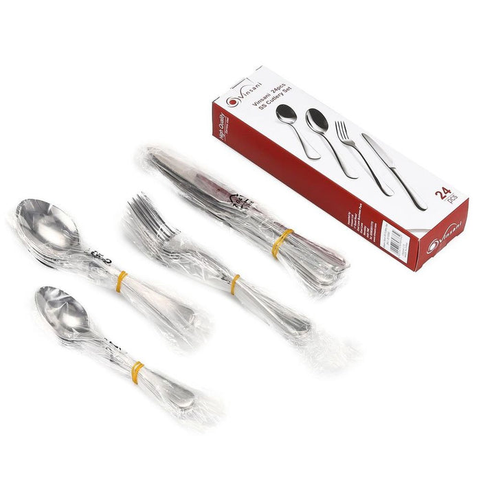 Vinsani 24pcs SS Cutlery Set 0010000