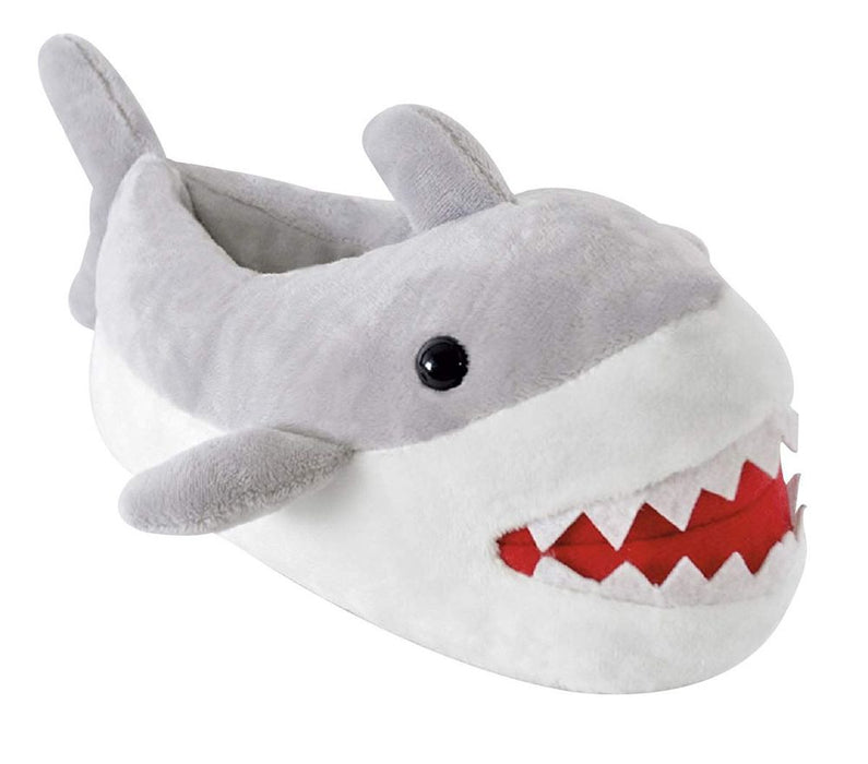 Childrens Kids Shark Themed Slippers