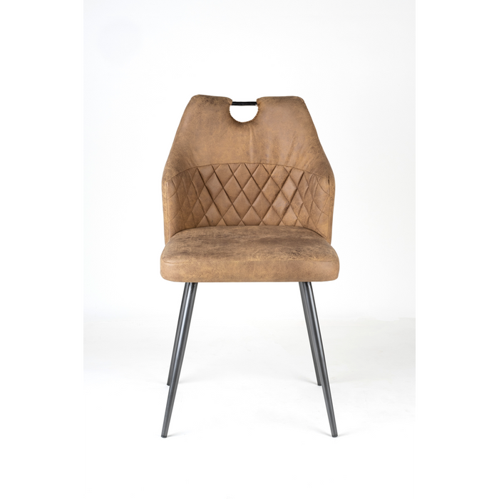 Luxe Leather Dining Chair - Premium Quality, 86cm Height. Contemporary Design