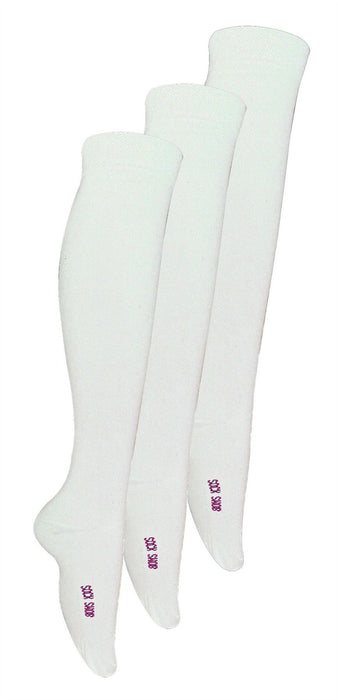 3 Pack Kids Extra Long Bamboo Socks