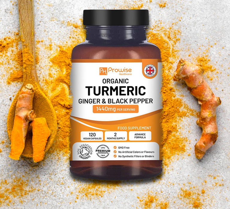 Prowise Turmeric Curcumin 1440mg with Black Pepper & Ginger