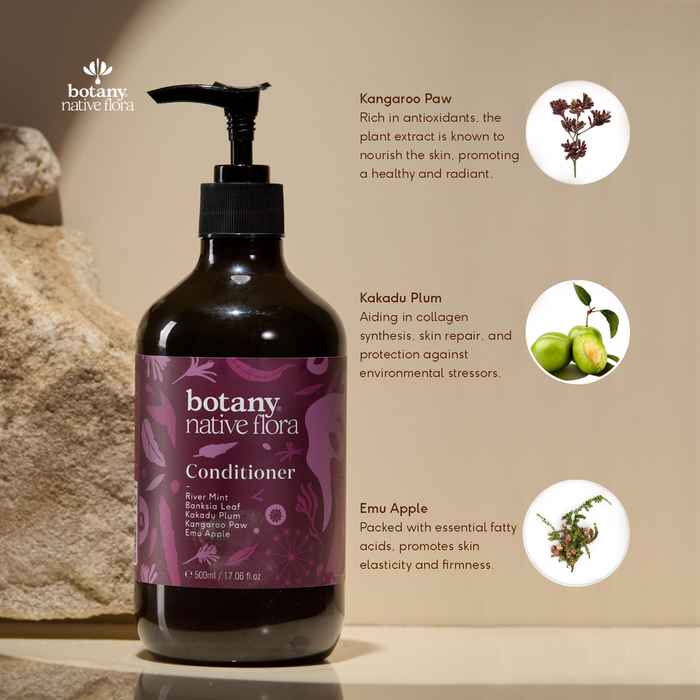 Botany Native Flora Hair Conditioner - Revitalizing Formula with Australian Extracts - 500ml