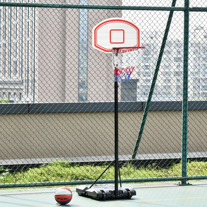 Pro-Grade Adjustable Basketball Stand | Sturdy Steel Frame | 175cm-215cm Height | HOMCOM