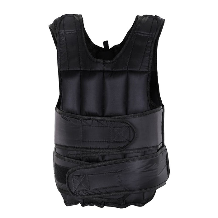 15KGS Adjustable Weight Vest for Running & Gym Training - Black HOMCOM