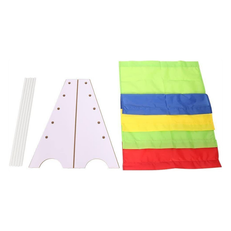 WHITE Wooden Book Shelf Multi Lining