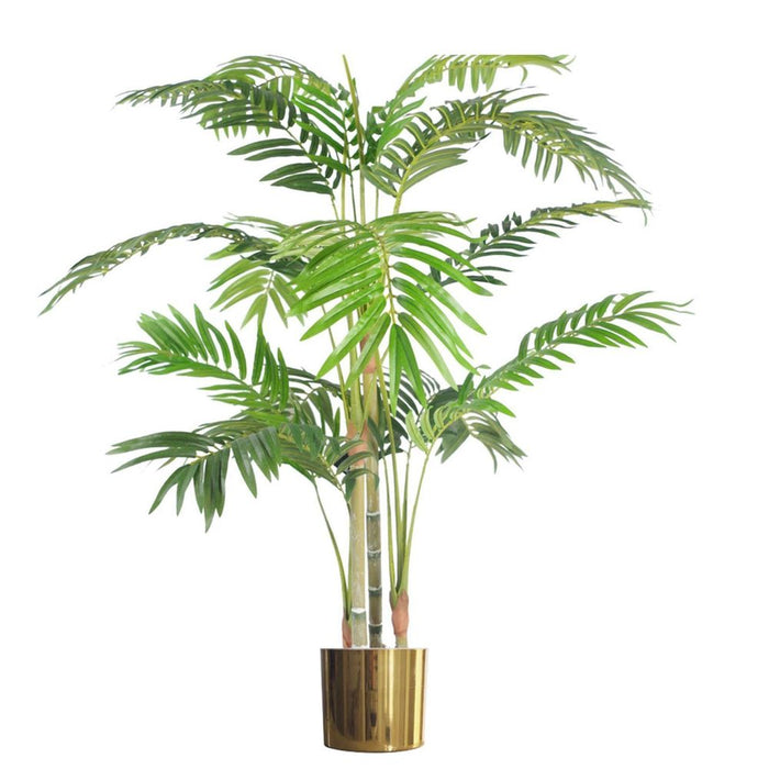 LARGE Artificial Palm Trees Metal Planters - Choice of Size and Colour