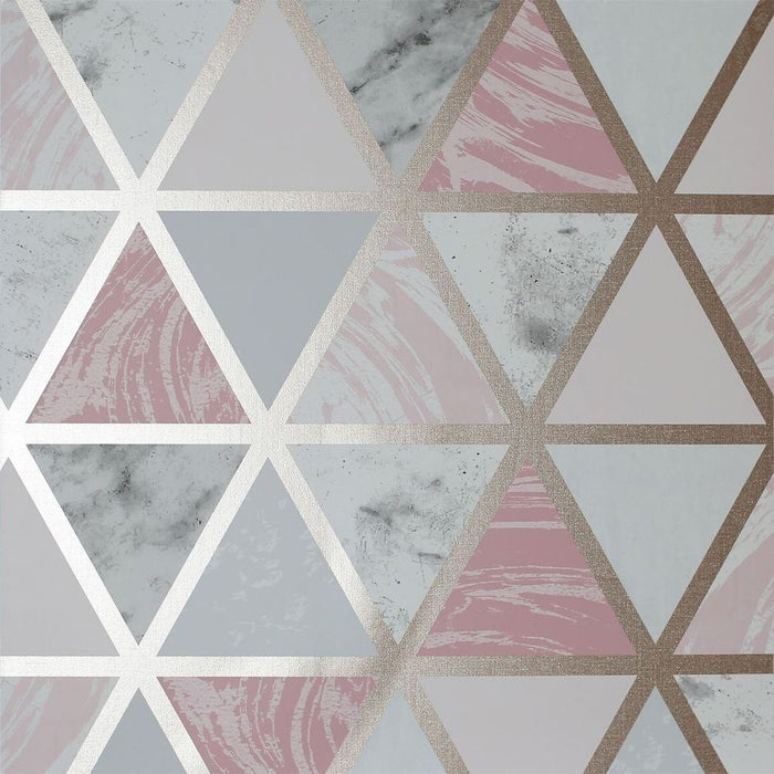 Premium Marble Geo Pink Multi - High-Quality Sw12