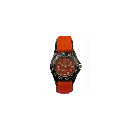 Imperial Children Red Mid Dial with Velcro Strap Easy Fasten Watch IMP429R CLEARANCE NEEDS RE-BATTERY