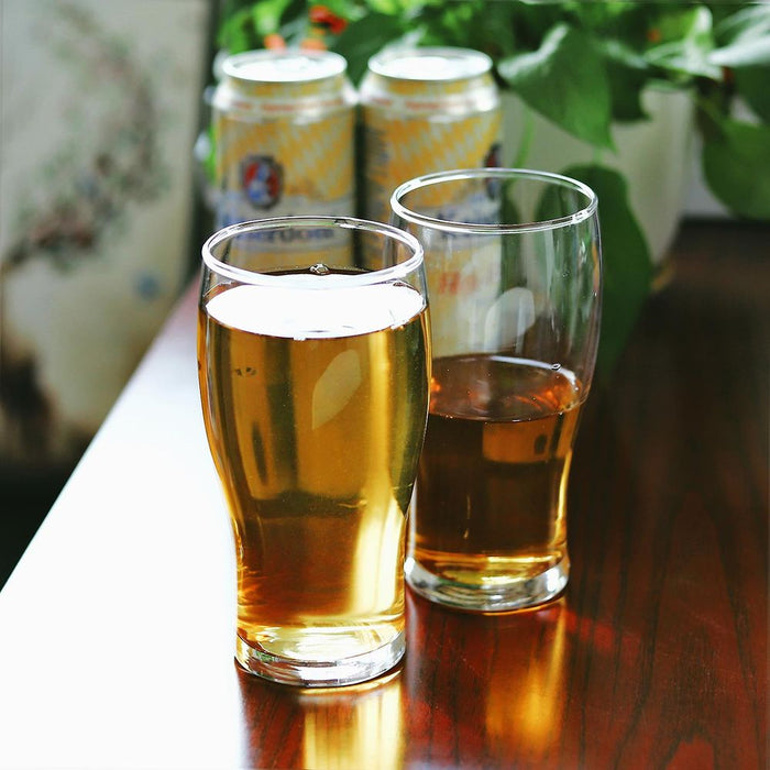 Vinsani Tulip Beer Glasses - Set of 6 - High Quality - Versatile - Timeless Design