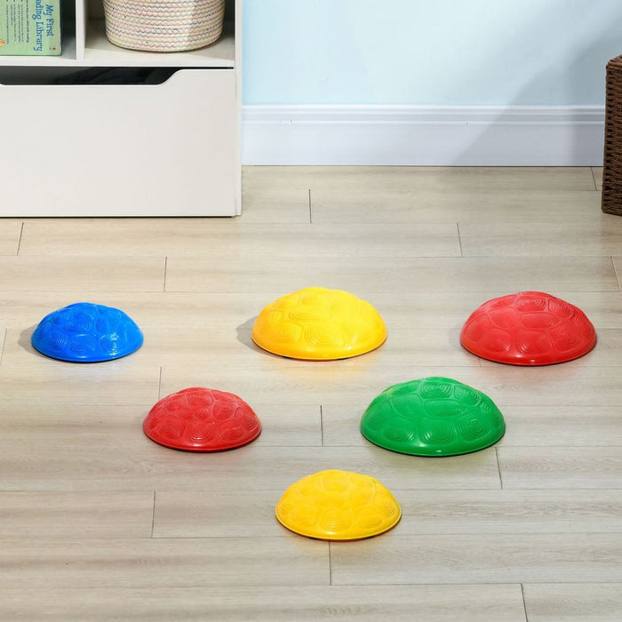 ZONEKIZ Balance River Stones w/ Non-Slip Mats for Ages 3-8 Years