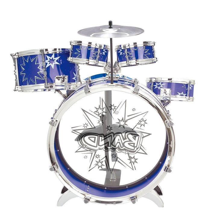 SOKA DRUM SET for Kids - Complete Big Band Drum Kit with Stool and Sticks - Encourage Creativity and Coordination Skills - High Quality