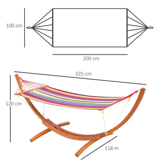 Deluxe Wooden Hammock - Start Enjoying the Outdoors