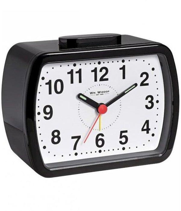 Classic Black/Green Quartz Alarm Clock 5184B - Premium Quality