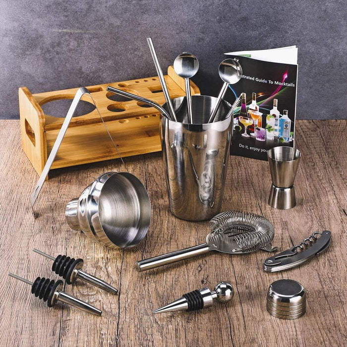 Ultimate Cocktail Set - Shake, Stir & Sip in Style! 15pcs - Vinsani 1010052