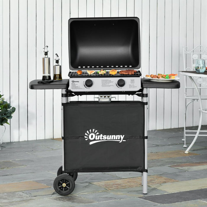 High-Performance Gas BBQ Grill - 2 Burner Propane Grill