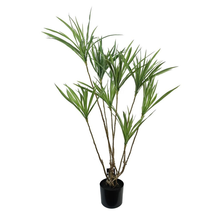 Realistic 125cm Dragon Tree Dracaena Plant - High Quality Artificial - Perfect for Any Space - Professional Seller