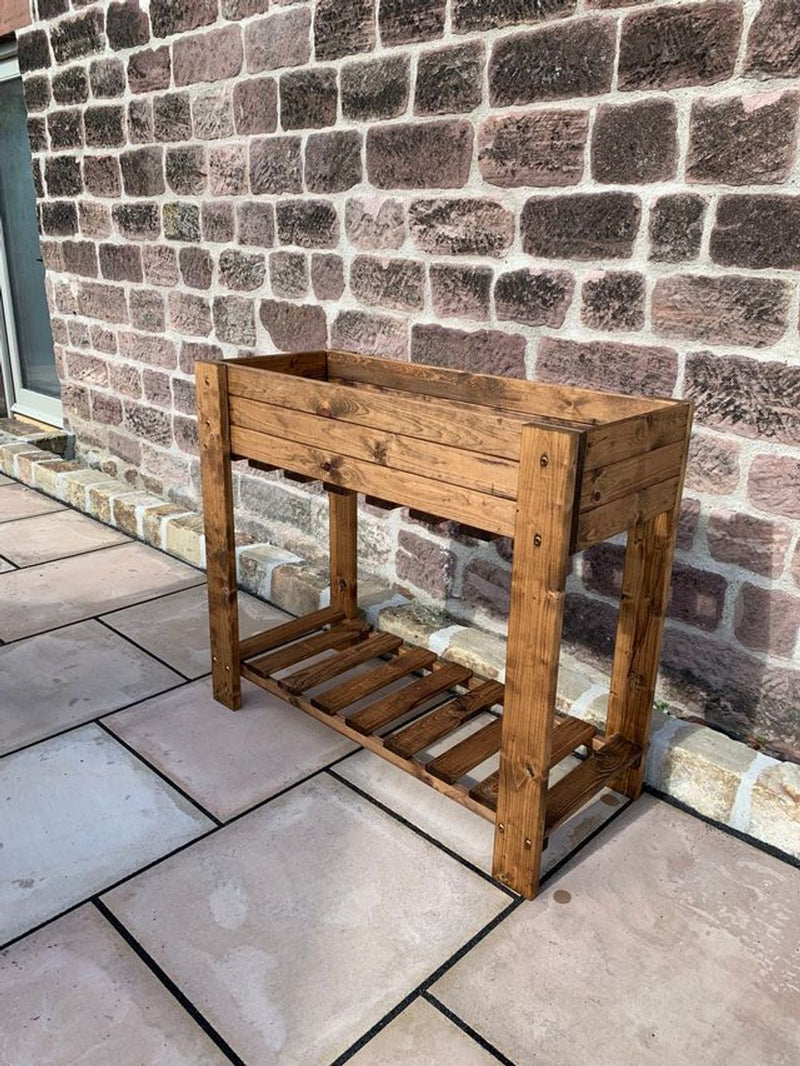 Premium Extra Large Chesterfield Trug - Handcrafted, Sustainably Sourced Wood - 10 Year Rot Free Guarantee