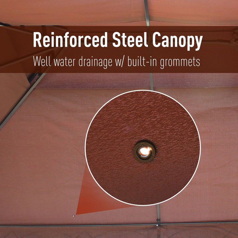 Premium 3x4m Metal Gazebo: Strong, Stylish Shade Pavilion