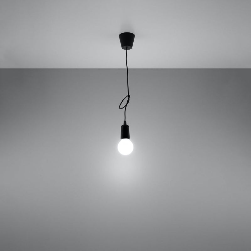 Pendant lamp PVC Diego modern Design E27