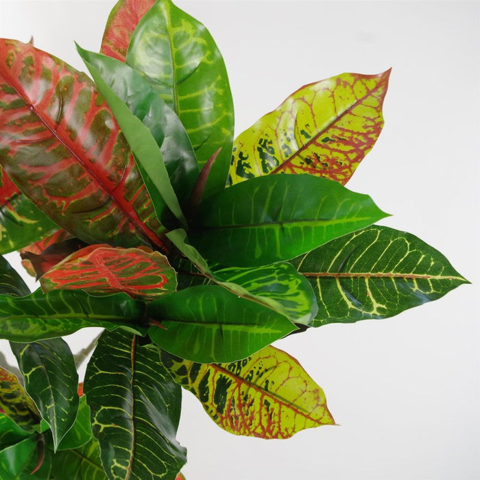 130cm Artificial Codiaeum Multicoloured House Plant