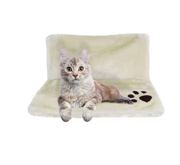 Cat Radiator Bed Classic White - Premium Luxury, Warm & Cozy, Sturdy Metal Frame - Easy Assembly & Washable Cover (5Kg)