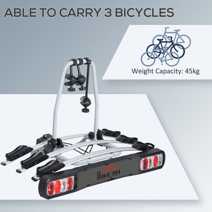 Premium Rear-mounted Bike Rack | High-Quality Bicycle Carrier Tow Bar | Easy Install | Durable & Reliable