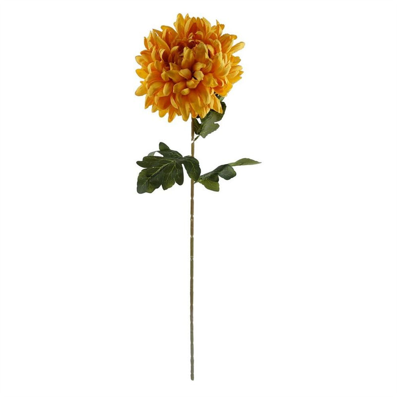 Stunning 65cm Orange & Black Flower Arrangement Glass Vase - High-Quality Artificial Flowers - Complete Pack - Perfect for Any Decor