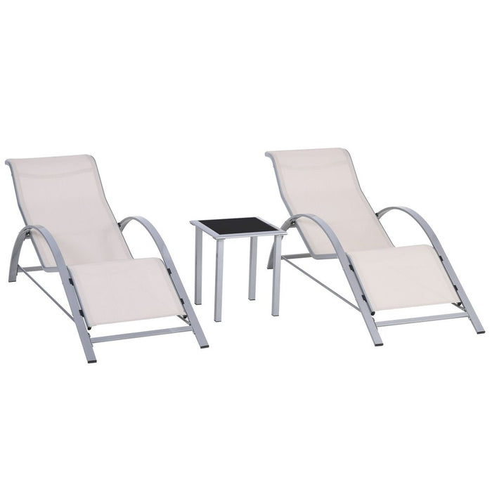 Premium 3-pc Outdoor Lounge Chair Set | Durable & Stylish | Free Shipping