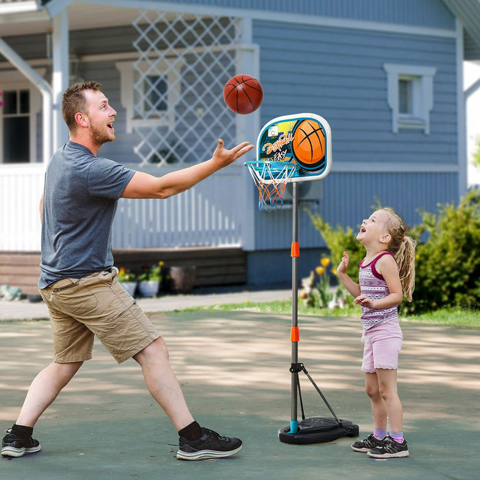 Ultimate 3-Piece Kids Basketball Set | Adjustable Hoop | Fillable Base | Ages 3-8