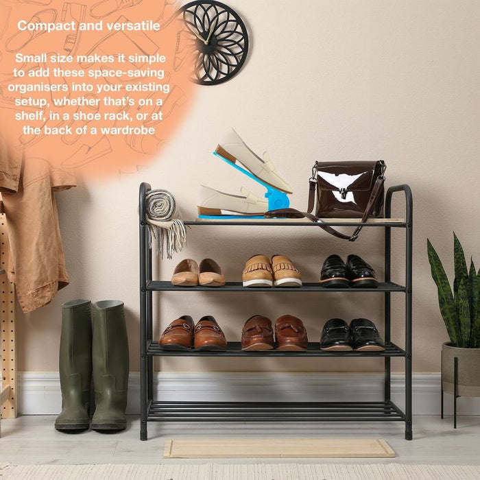 Haven Space Saver Shoe Rack Organiser Standard Size Sturdy & Easy To Clean