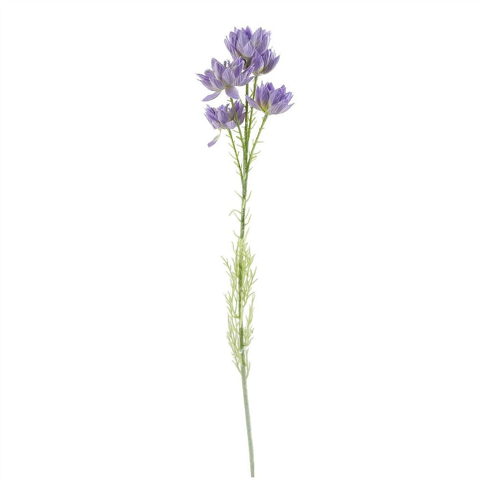 Captivating 60cm Artificial Purple Starflower Display Glass Vase - High-Quality, Professional Seller