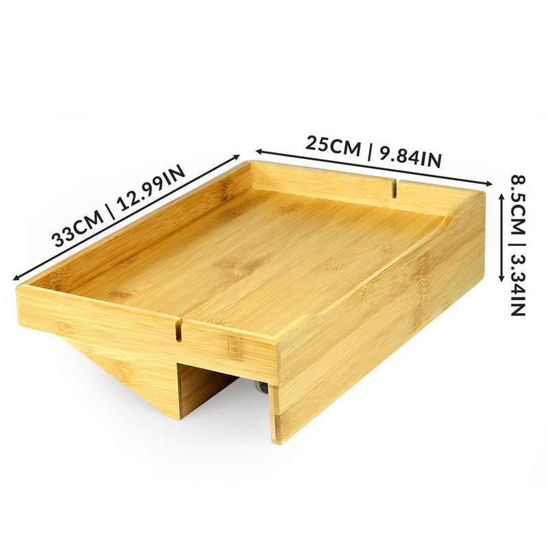 Bamboo Clip-On Bedside Shelf | Space-Saving & Eco-Friendly | M&W
