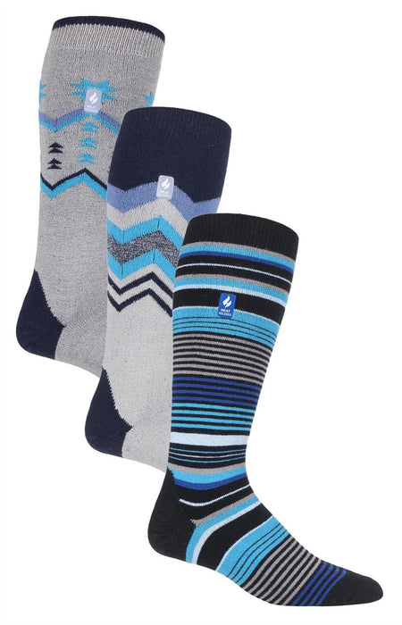 Heat Holders - Mens 3 PAIRS Ultra Lite Ski Socks