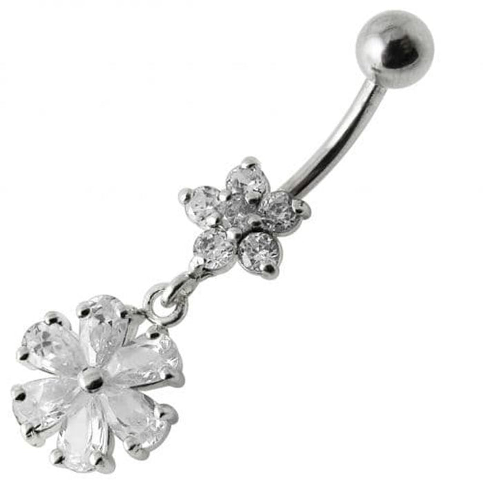 Fancy  Wheel Dangling Belly Ring Body jewelry