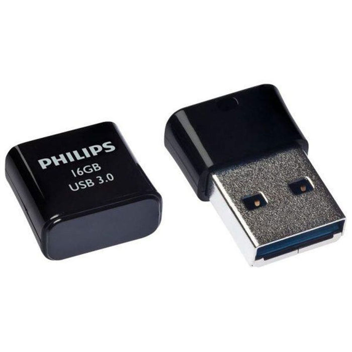 High-Speed Philips USB 3.0 Pico Flash Drive 16GB - Black