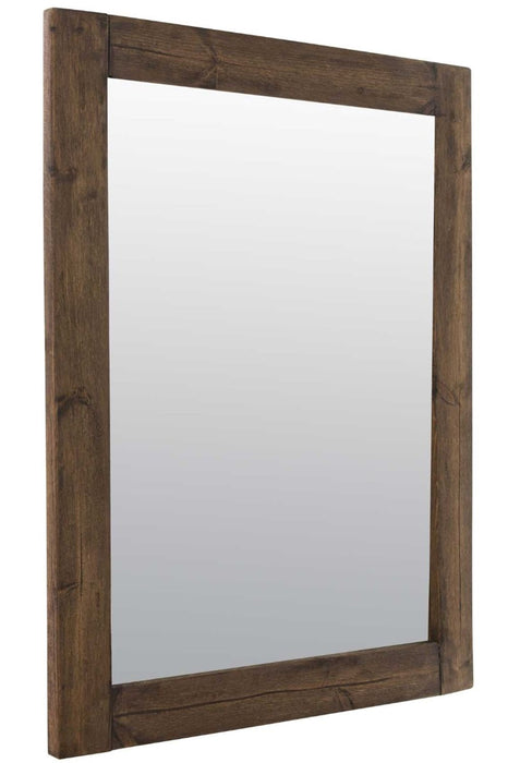 Rustic Charm: Farmhouse Natural Wood Mirror | High Quality & Durable Design | Fast & Reliable Shipping