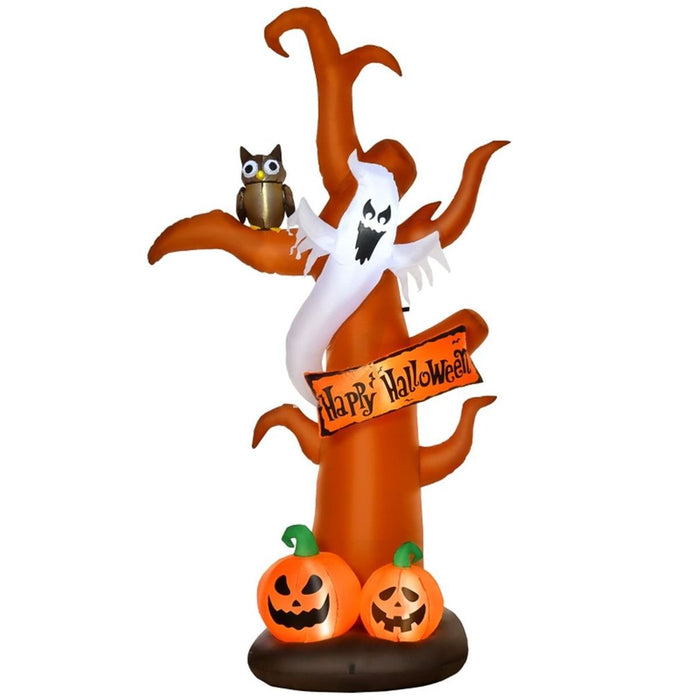 Halloween Decoration Inflatable Tree with Ghost and Pumpkin