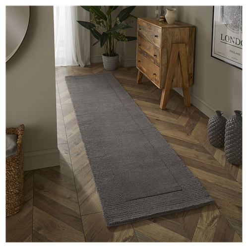 Esme Wool 60x230cm Grey Runner