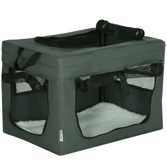 Pet Carrier | Grey and black | Suitable for small and medium dogs