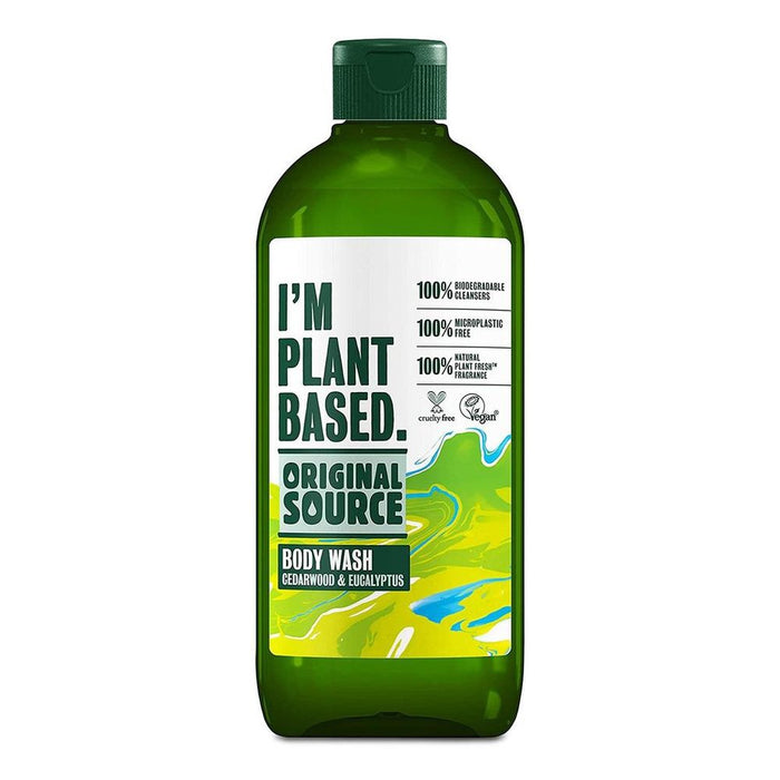 Original Source I'm Plant Based Cedarwood and Eucalyptus Shower Gel - Denim 335ml