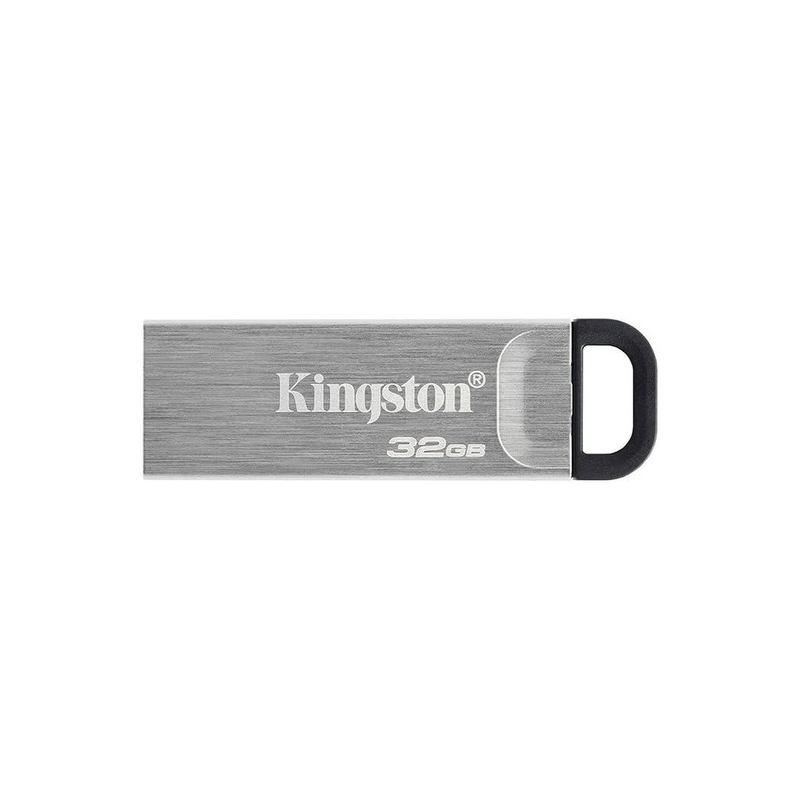 Kingston DataTraveler Kyson USB 3.2 Gen 1 Flash Drive 32GB - Stylish Capless Metal Case