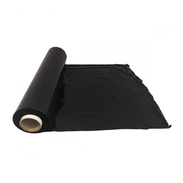 Black Pallet Wrap 400x150 - 1 Roll | Strong, Reliable, Tear-Proof Stretch Cling Film | High Quality Protection and Performance