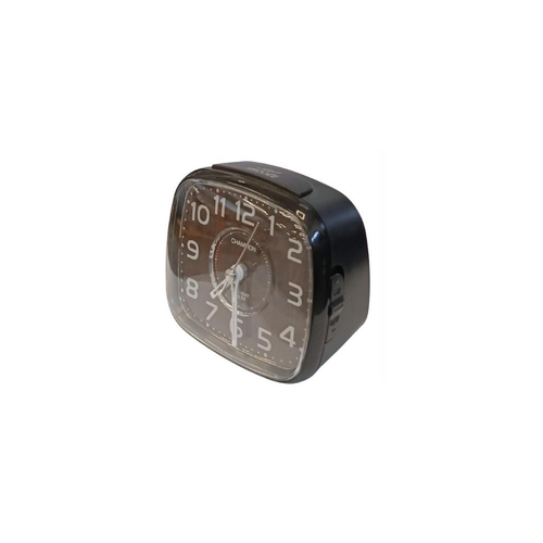 Champion Supalite Light/Snooze with Silent Sweep Alarm Clock Black
