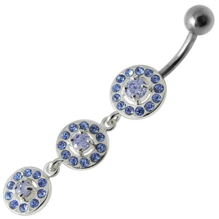 Fancy Old Classic Design Dangling Navel Ring