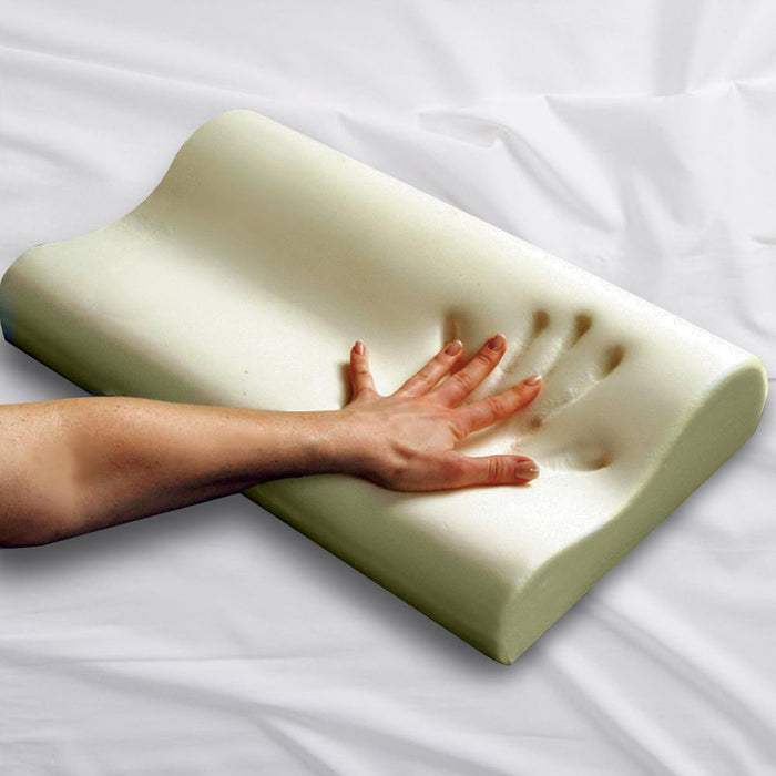 Orthopaedic Memory Foam Contour Pillow | Total Comfort and Body Alignment | Eliminate Painful Pressure Points | Reduce Snoring and Insomnia