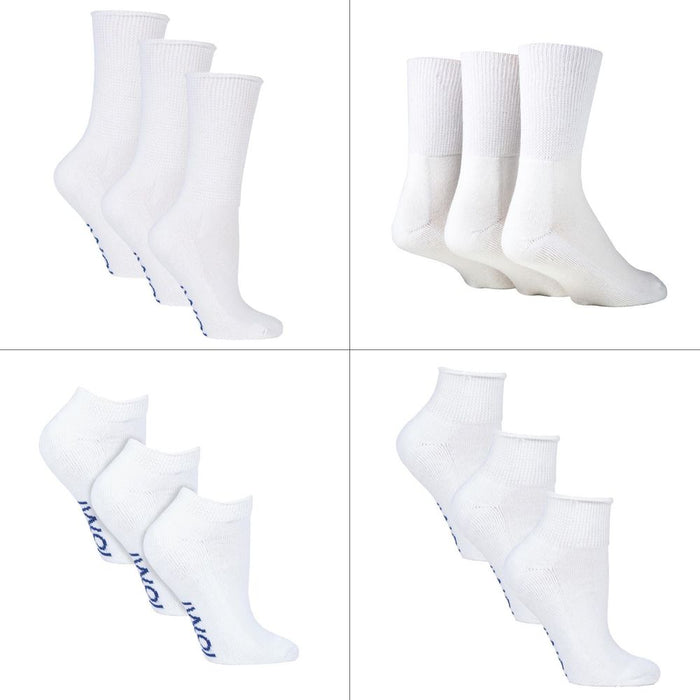 Premium Quality 12 Pack Diabetic Socks Bundle